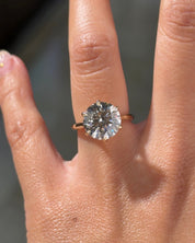 5.03ct E-VS1 Round Lab Diamond Hana - PBD Engagement Rings