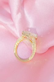 5.04ct E - VVS2 Old Mine Cushion Lab Diamond Evelyn - PBD Engagement Rings