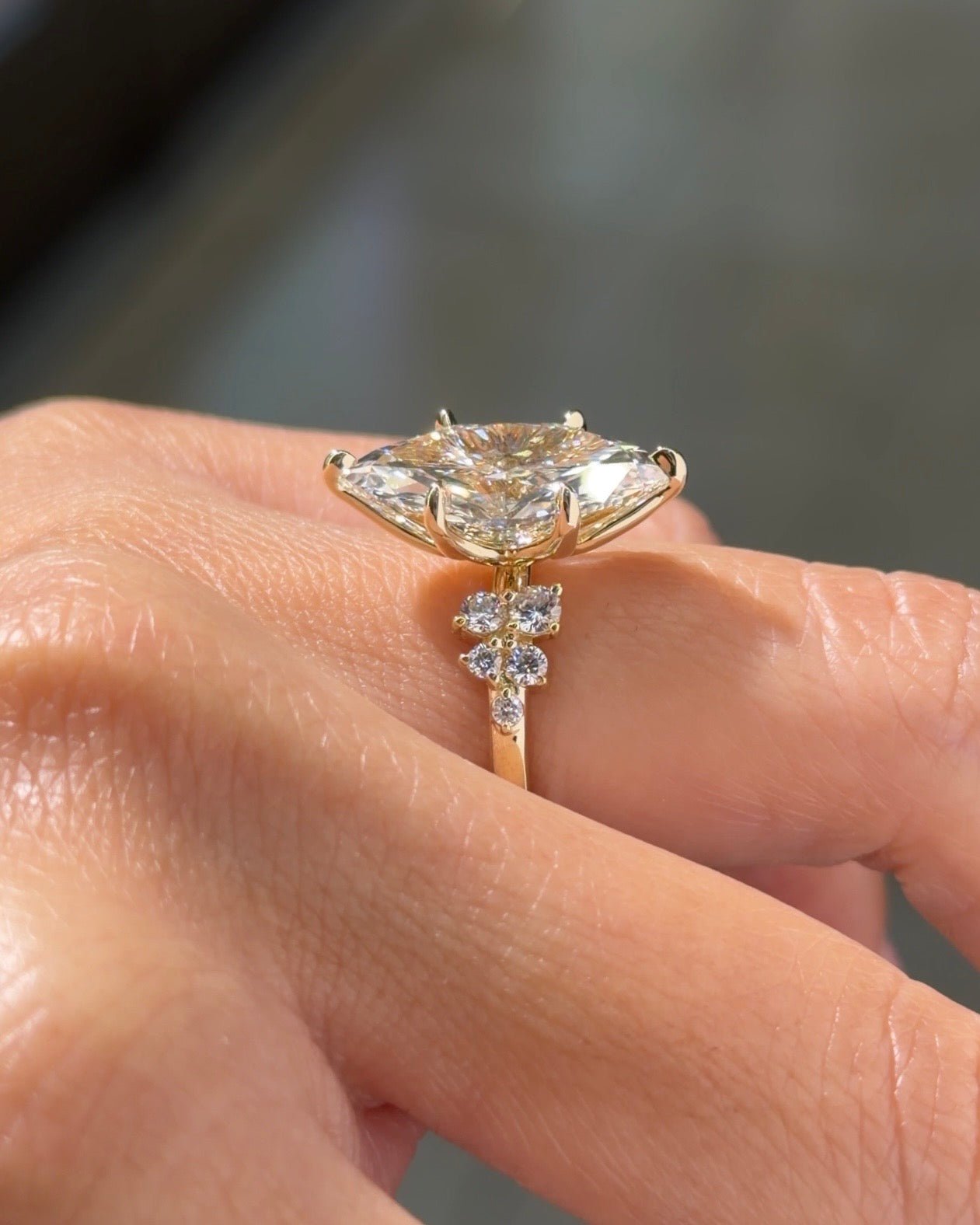 5.04ct F-VS1 Marquise Lab Diamond Supernova - PBD Engagement Rings