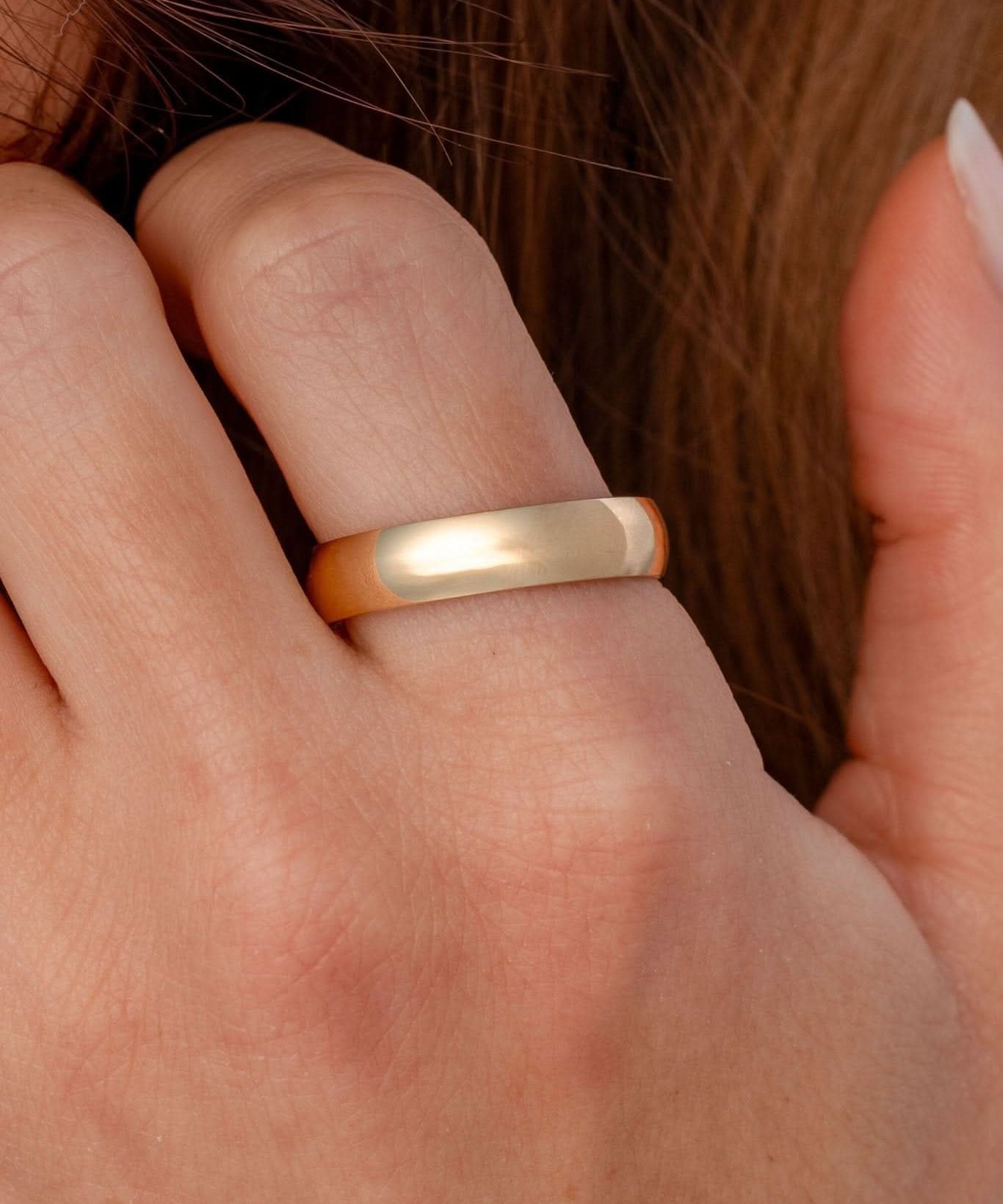 5.0mm Domed Lightweight Comfort Fit Band - PBD Rings