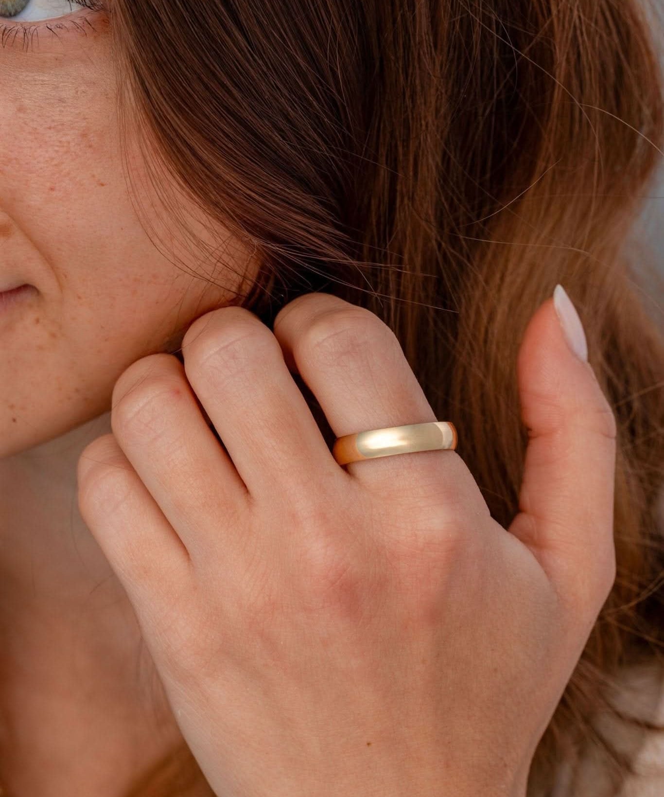 5.0mm Domed Lightweight Comfort Fit Band - PBD Rings