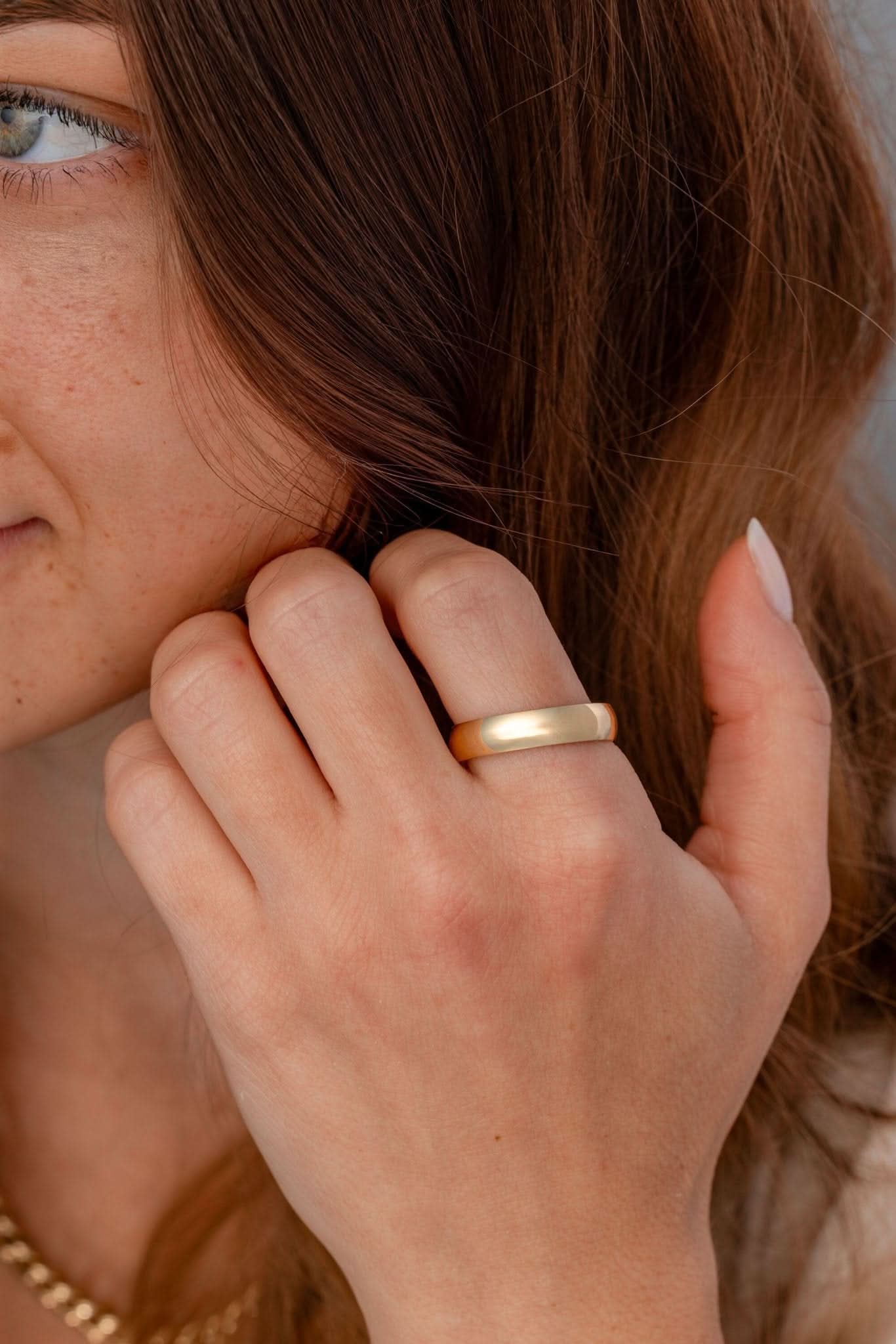 5.0mm Domed Lightweight Comfort Fit Band - PBD Rings