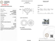 5.11ct F-VS1 Round Lab Diamond Hana Engagement Rings Princess Bride Diamonds 