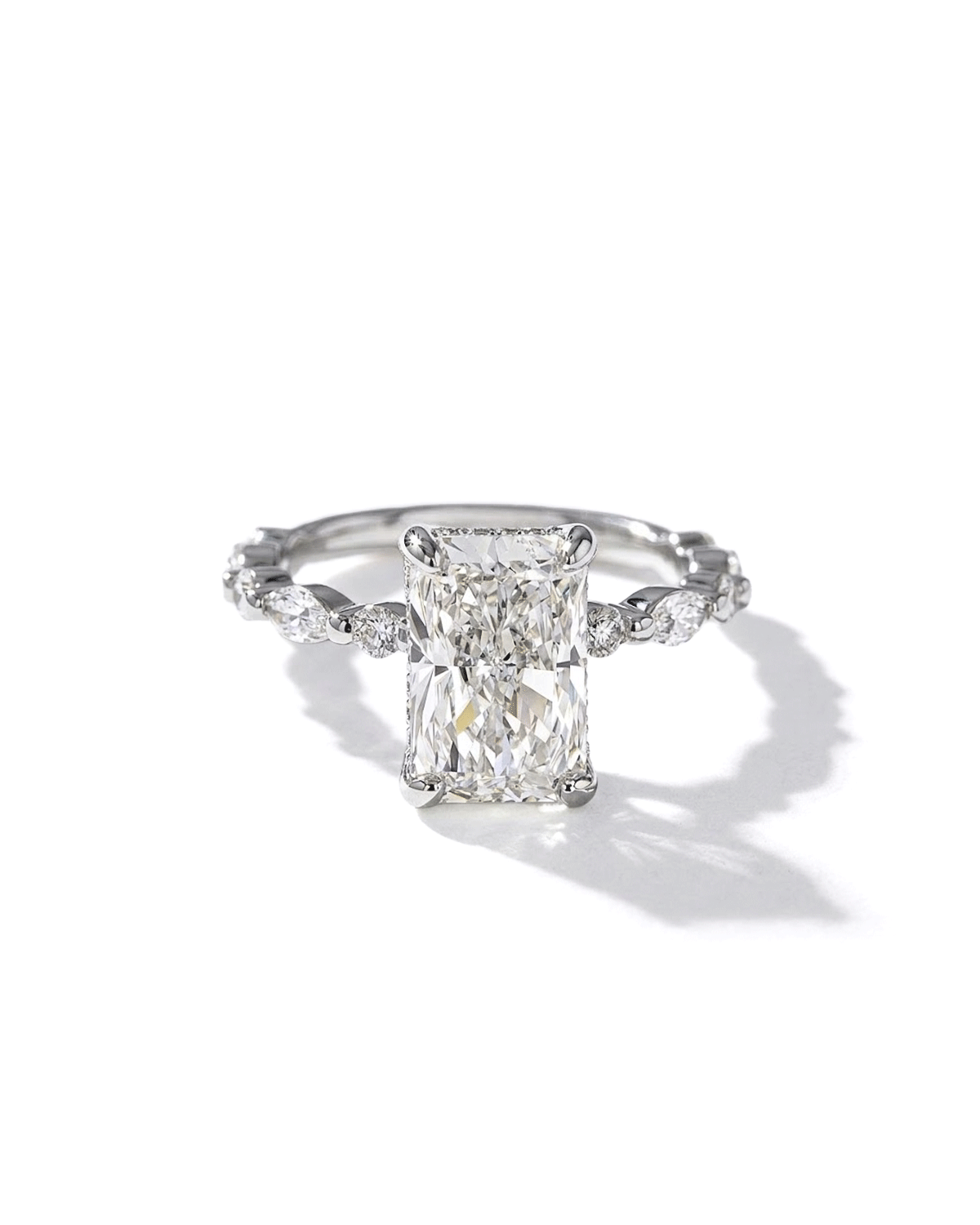 3.00ct F-VS1 Radiant Lab Diamond Rei