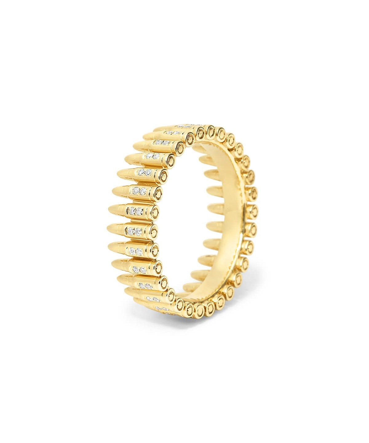 5.56 NATO Diamond Bullet Ring - PBD Rings