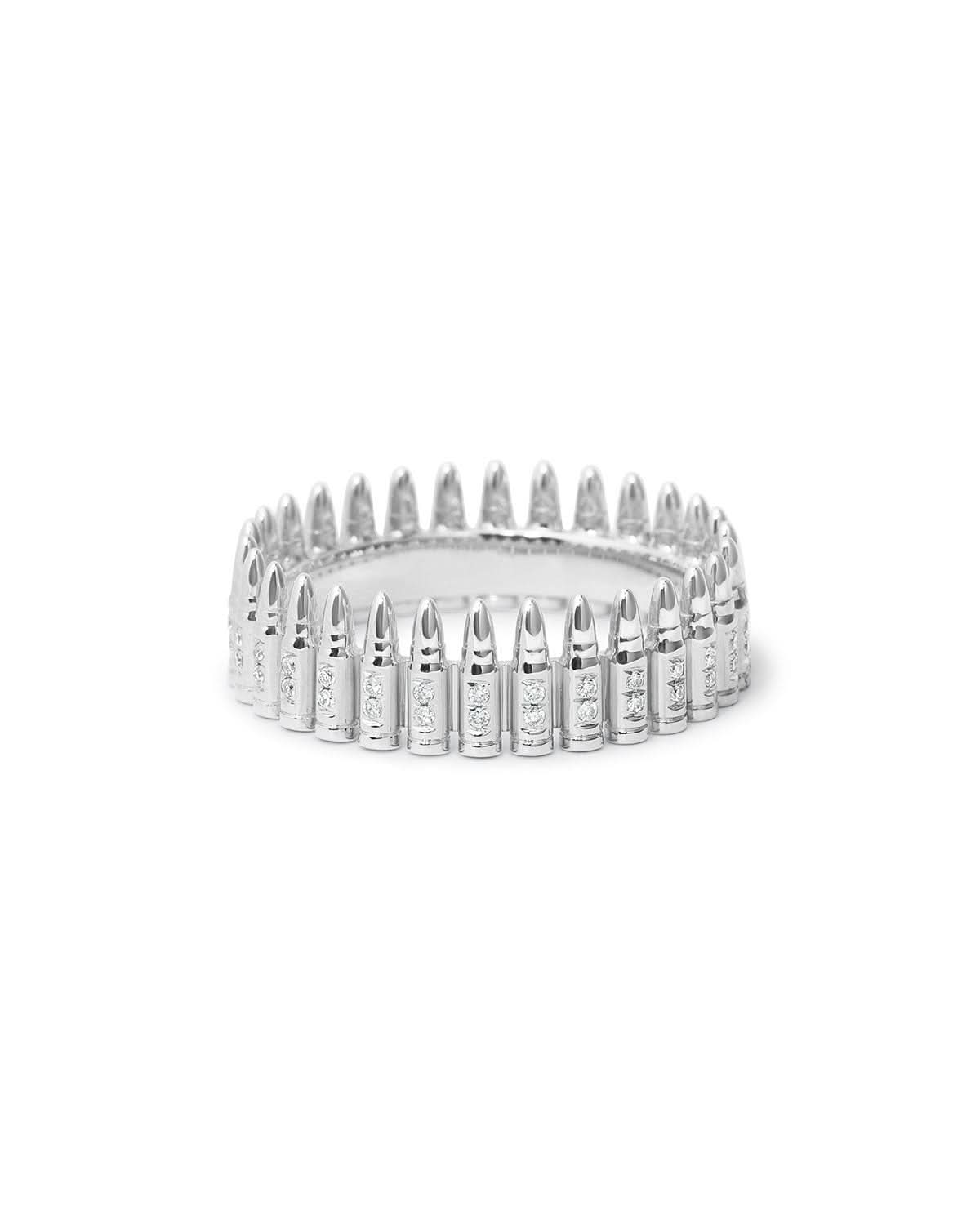 5.56 NATO Diamond Bullet Ring - PBD Rings