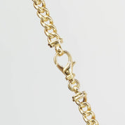 5.5mm 16" Bubble Cuban Link Chain Necklaces Princess Bride Diamonds 