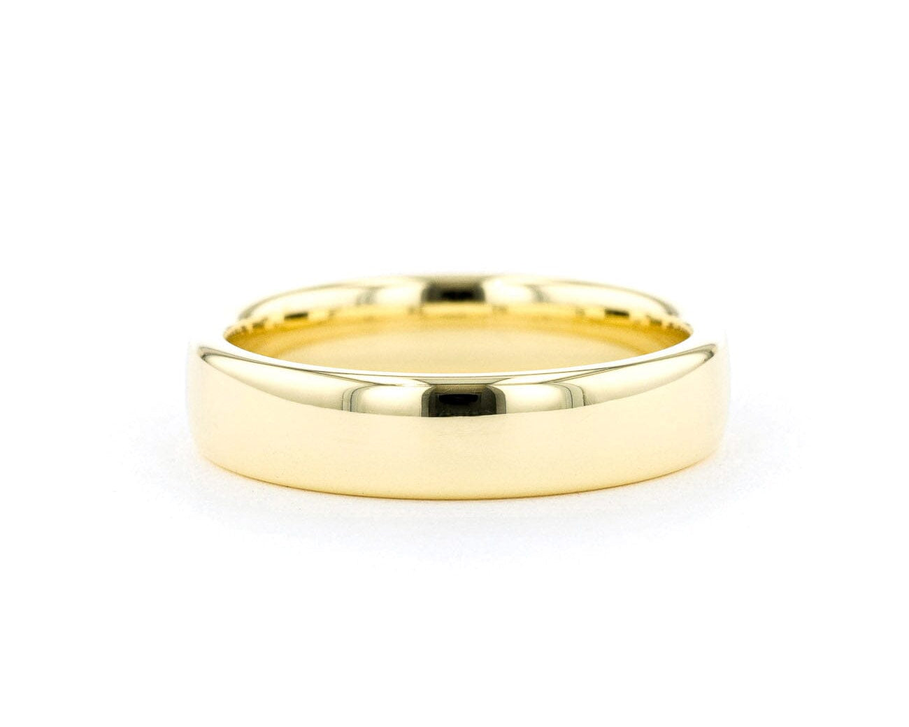 5.5mm Euro Comfort Fit High Polish Band Rings Princess Bride Diamonds 