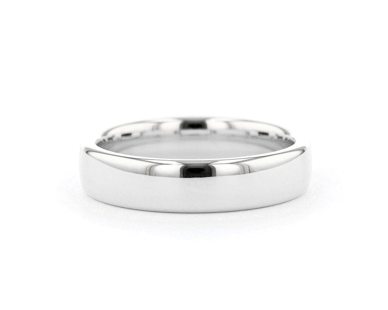 5.5mm Euro Comfort Fit High Polish Band Rings Princess Bride Diamonds 