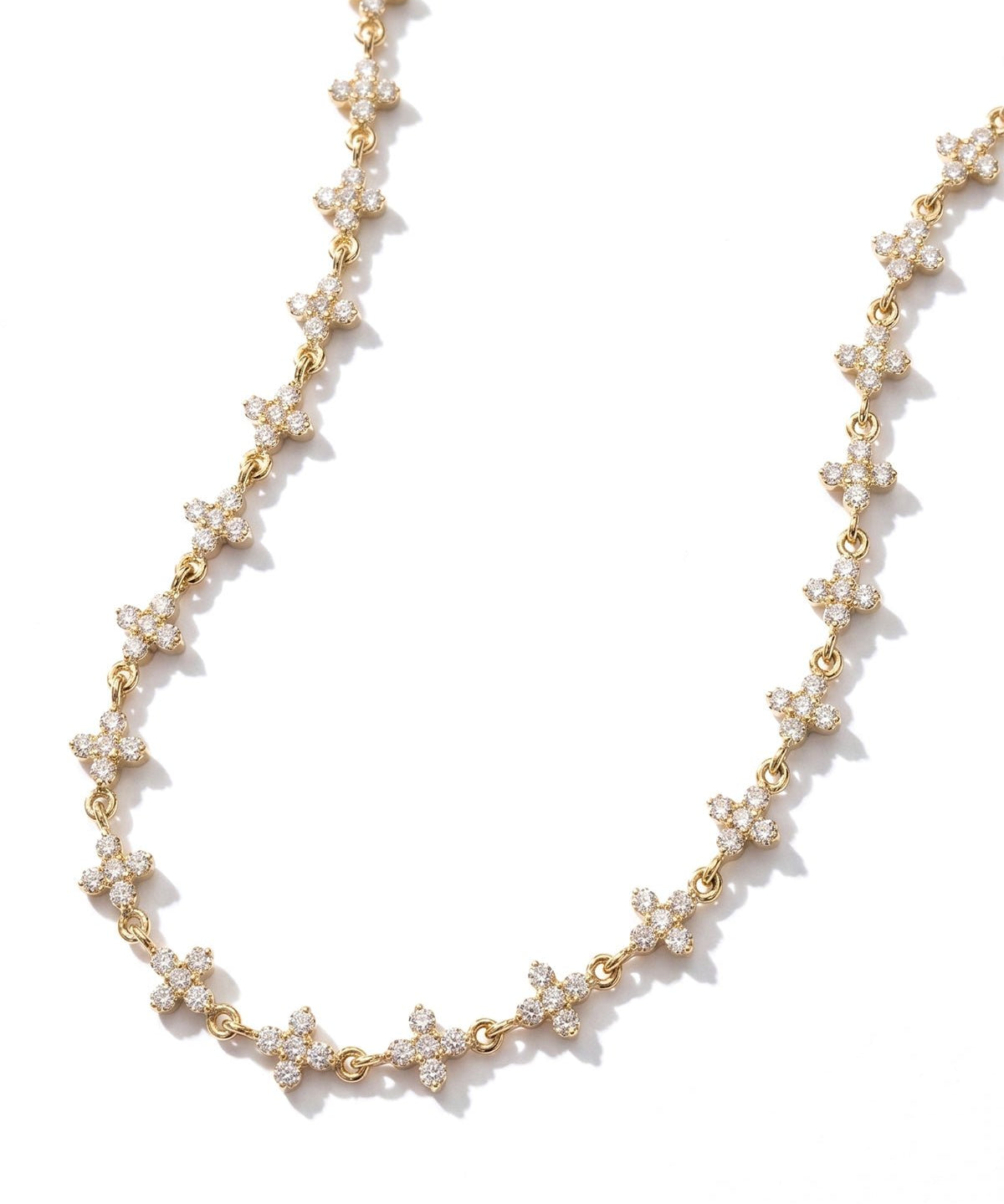 5.8mm Diamond Clover Necklace - PBD Necklaces