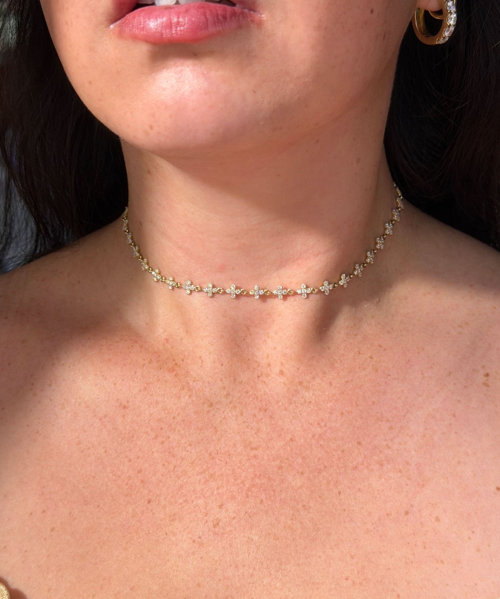 5.8mm Diamond Clover Necklace - PBD Necklaces