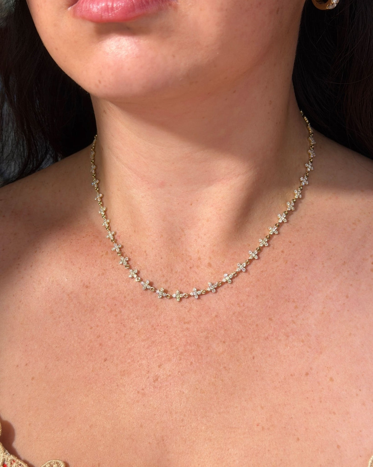 5.8mm Diamond Clover Necklace - PBD Necklaces
