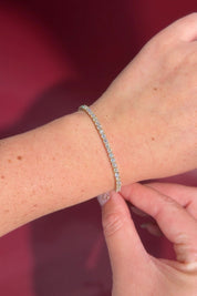 5ct Tennis Bracelet Yellow Gold - PBD Bracelets