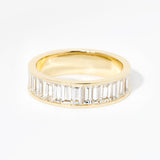 5mm Baguette Lab Diamond Channel Band