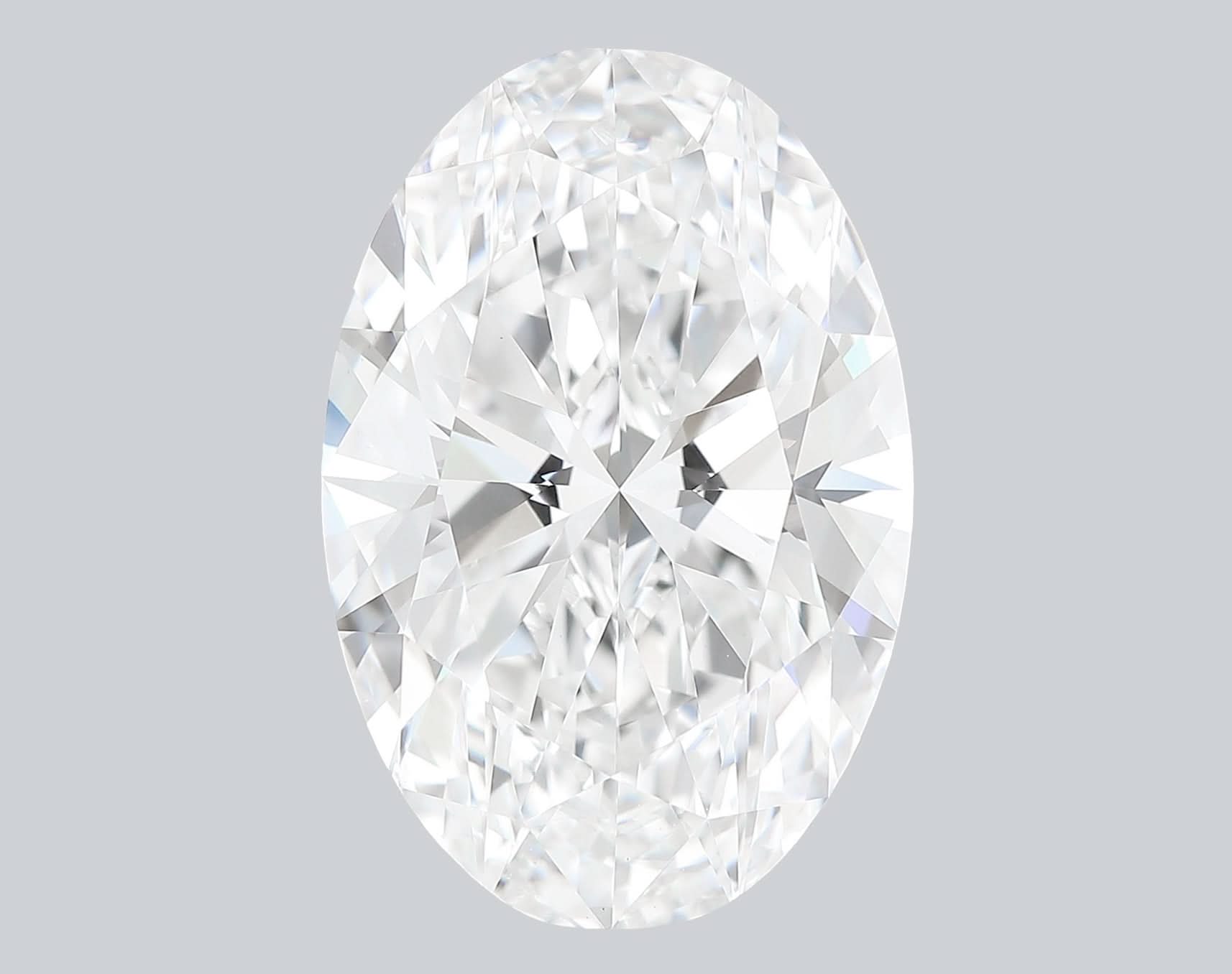 6.01 Carat F - VVS2 Oval Lab Grown Diamond - IGI (121642) - PBD Loose Diamond