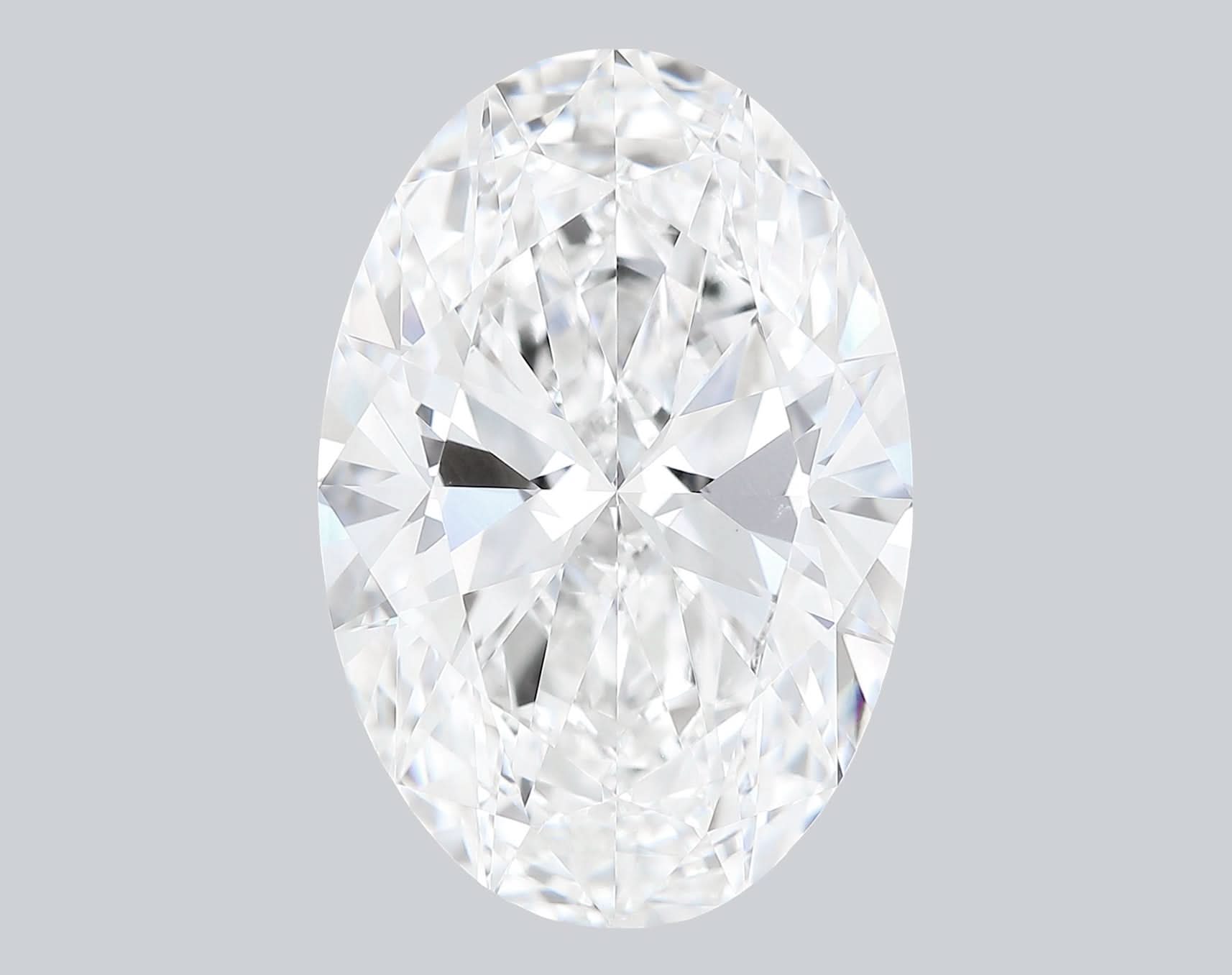6.02 Carat F - VVS2 Oval Lab Grown Diamond - IGI (122959) - PBD Loose Diamond