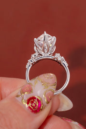 6.03ct E - VVS2 Marquise Lab Diamond Supernova - PBD Engagement Rings