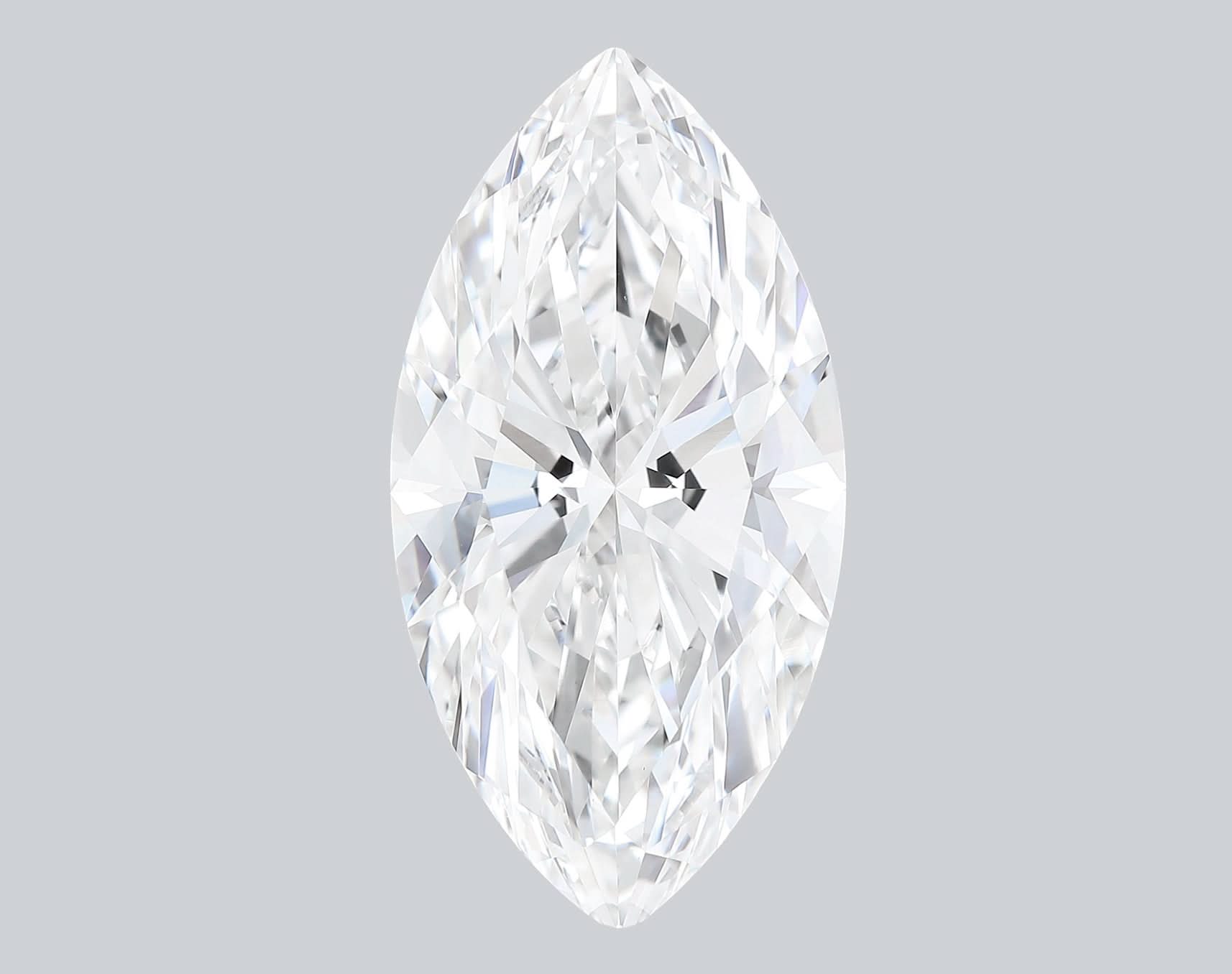 6.05 Carat F - VVS2 Marquise Lab Grown Diamond - IGI (122652) - PBD Loose Diamond