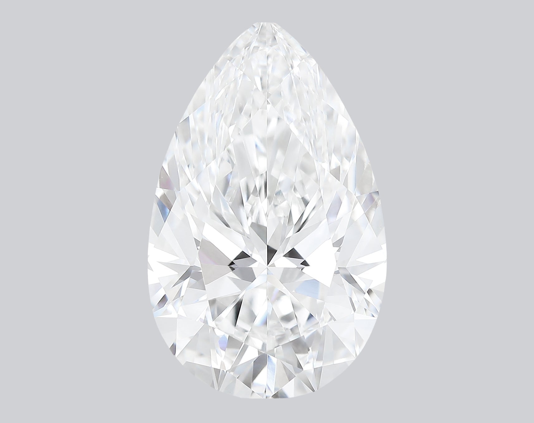 6.06 Carat F-VVS2 Pear Lab Grown Diamond - IGI (126962) - PBD Loose Diamond