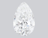 6.06 Carat F-VVS2 Pear Lab Grown Diamond - IGI (#126962)