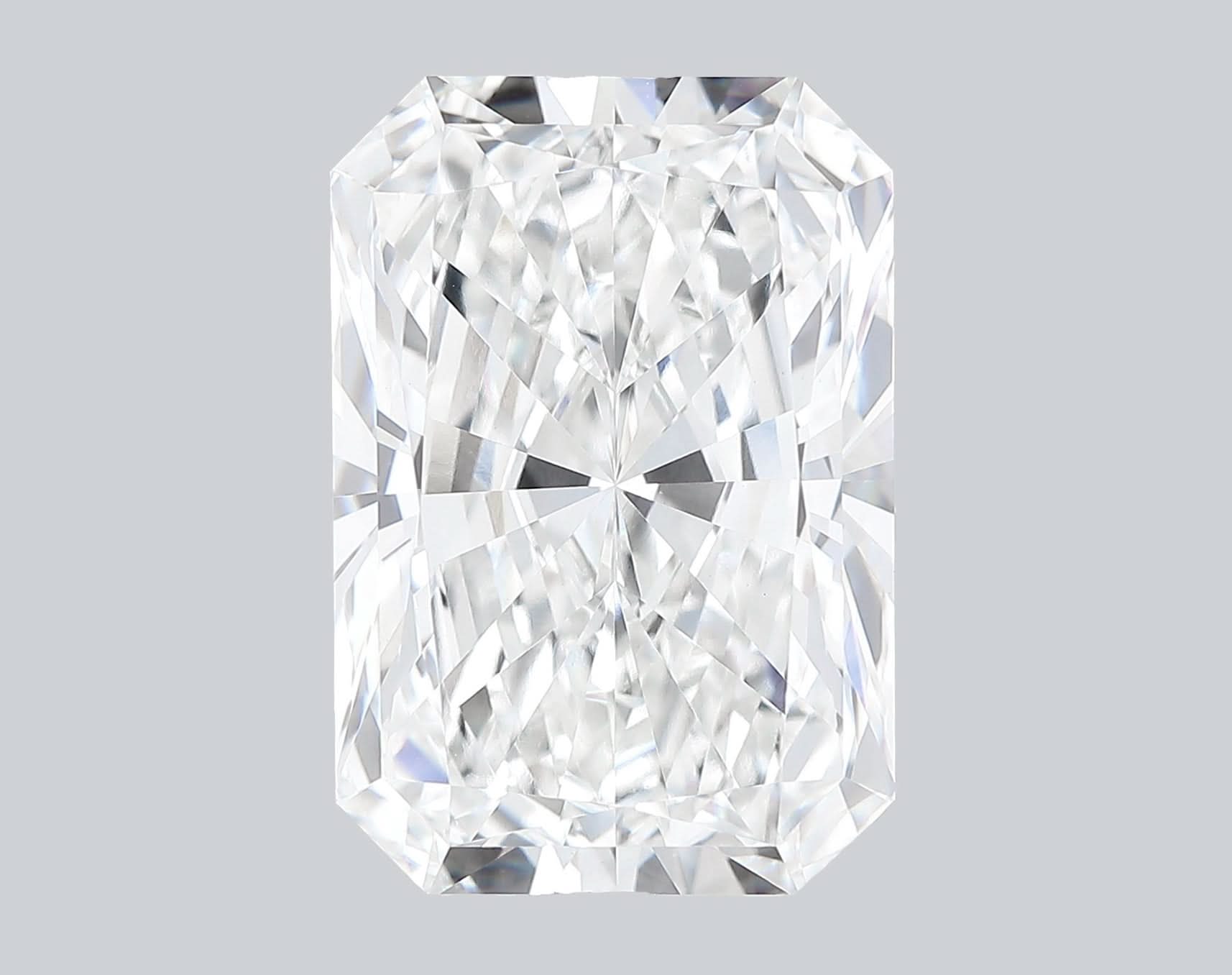 6.07 Carat F - VVS2 Radiant Lab Grown Diamond - IGI (121001) - PBD Loose Diamond