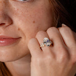 6.08ct D-VS1 Oval Lab Diamond Supernova Engagement Rings Princess Bride Diamonds 