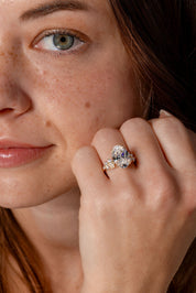 6.08ct D-VS1 Oval Lab Diamond Supernova Engagement Rings Princess Bride Diamonds 