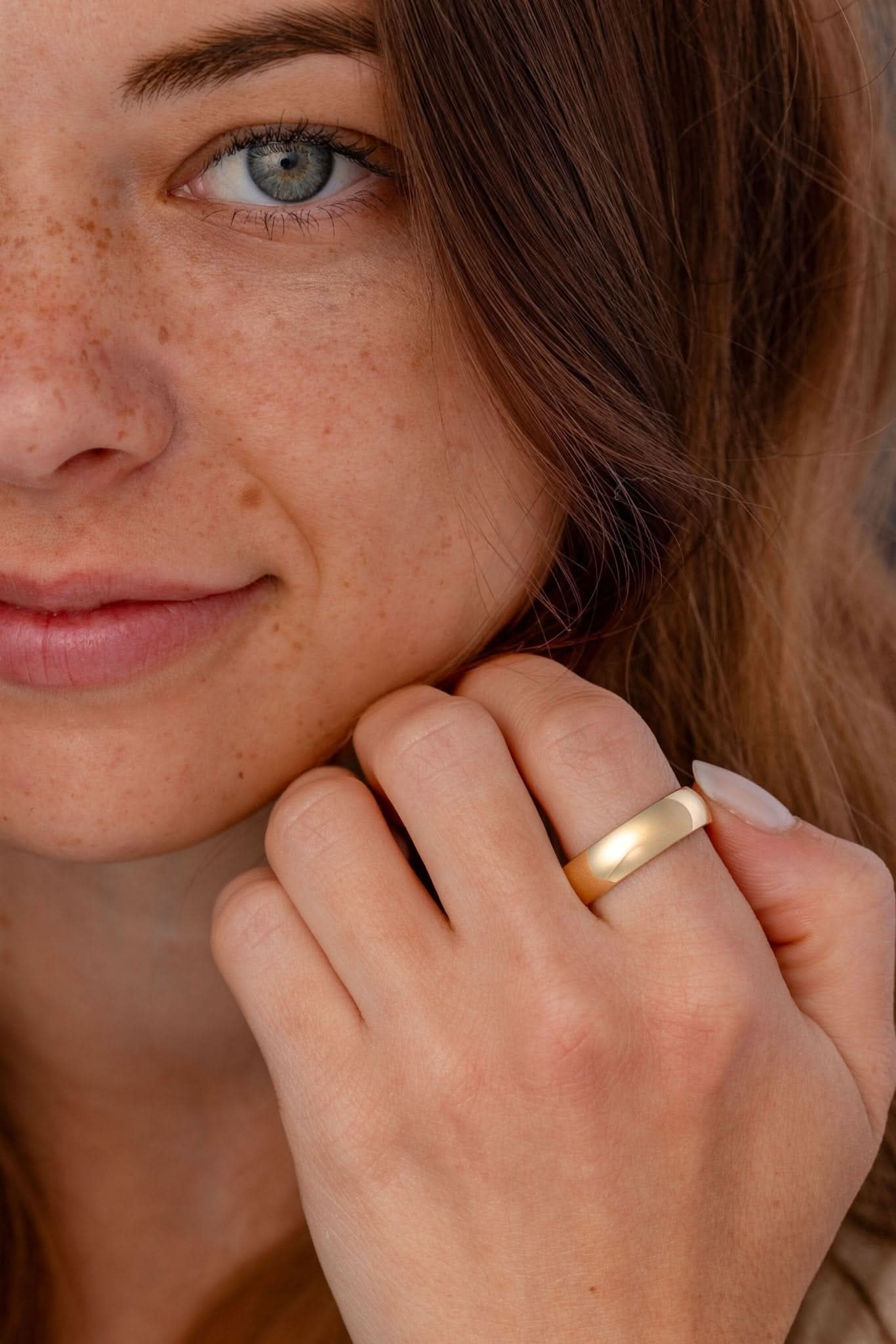 6.0mm Domed Lightweight Comfort Fit Band - PBD Rings