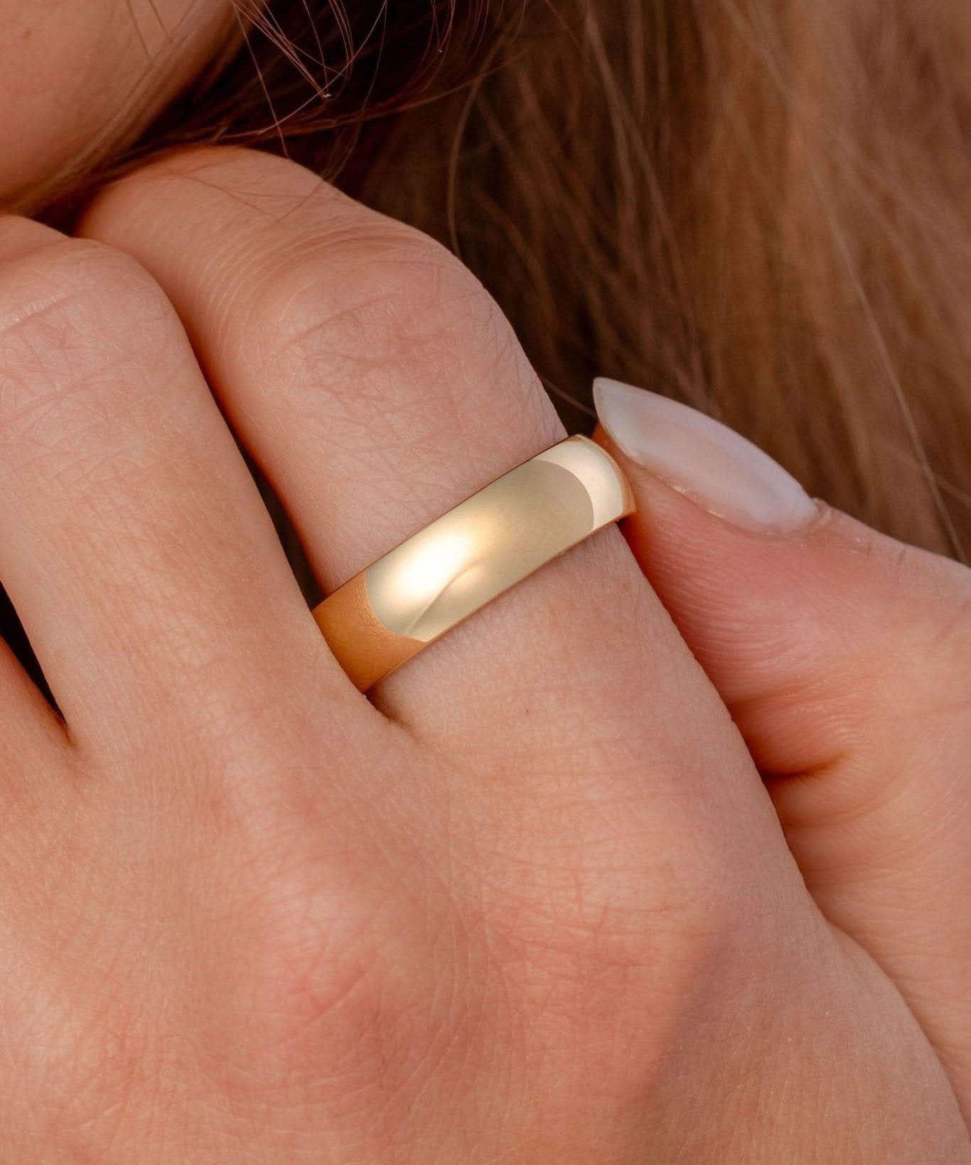 6.0mm Domed Lightweight Comfort Fit Band - PBD Rings