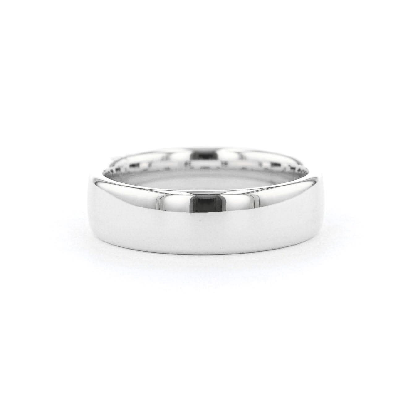 6.5mm Euro Comfort Fit High Polish Band - PBD Rings