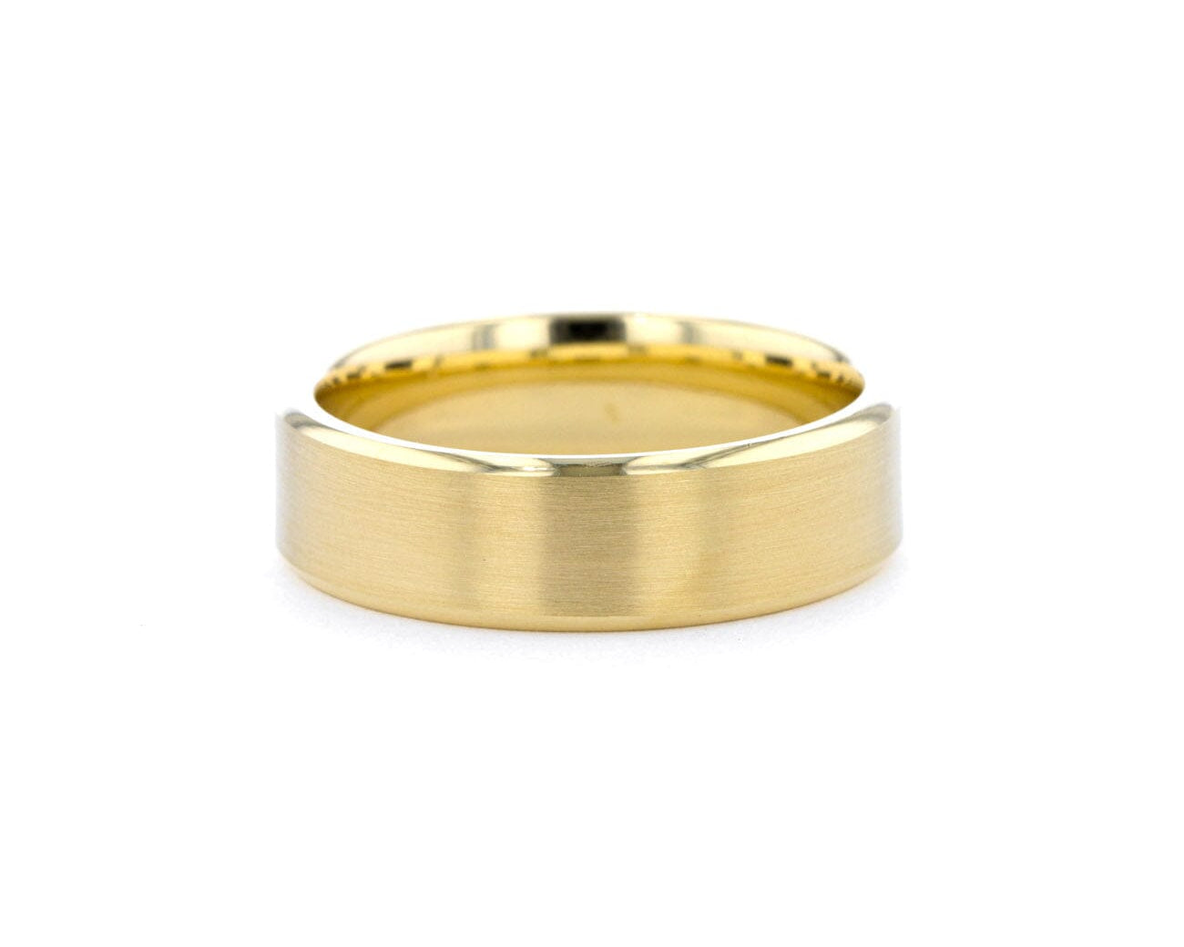 6.5mm Euro Comfort Fit Mini Bevel Rings Princess Bride Diamonds 