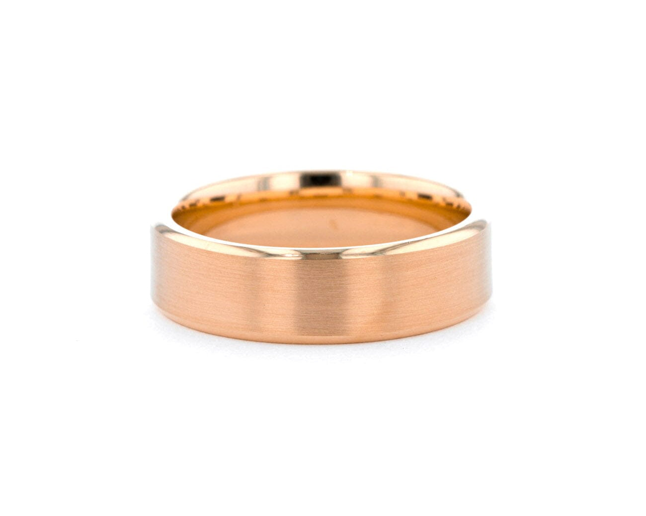 6.5mm Euro Comfort Fit Mini Bevel Rings Princess Bride Diamonds 