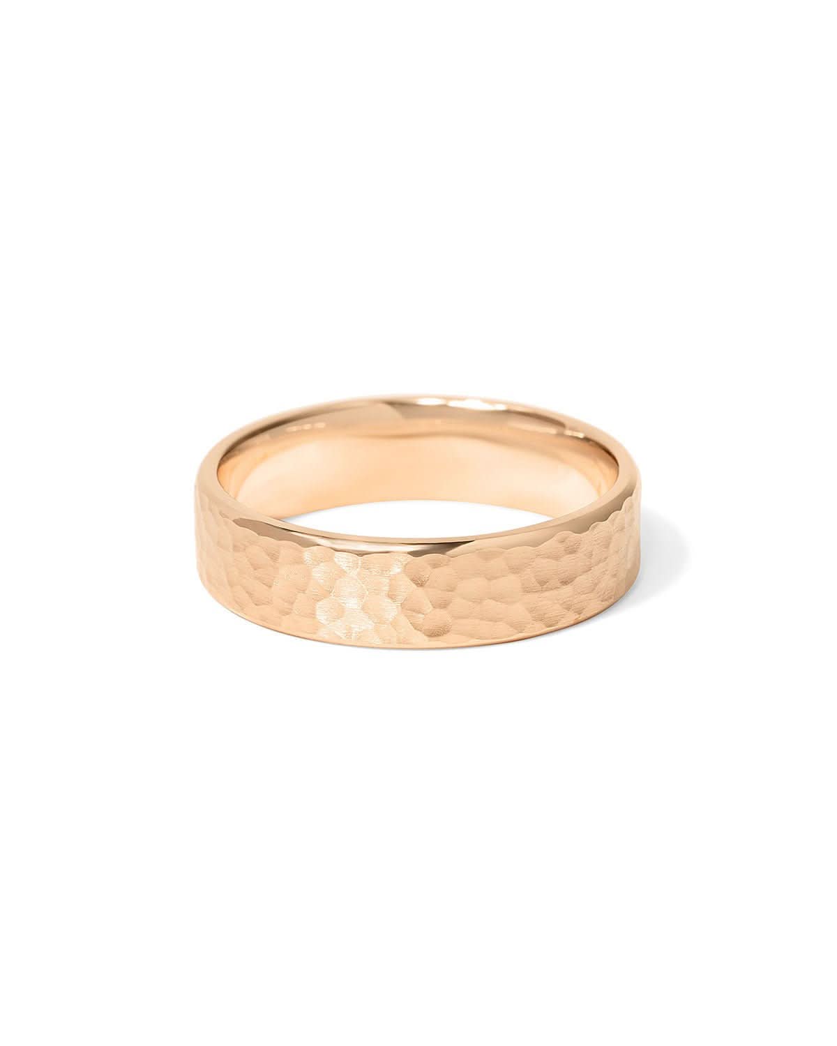 6.5mm Hammered Band - PBD Rings