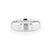 6mm Satin Center Bevel Edge Rings Princess Bride Diamonds 