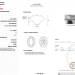 7.01ct D-VS1 Oval Lab Diamond Hana Engagement Rings Princess Bride Diamonds 