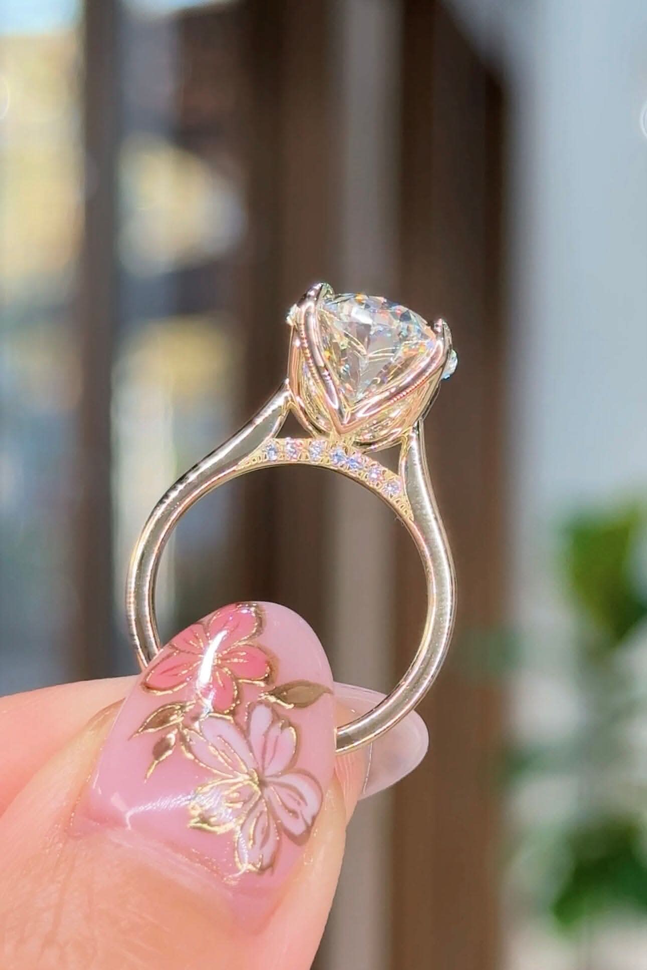 7.01ct D - VS1 Oval Lab Diamond Hana - PBD Engagement Rings