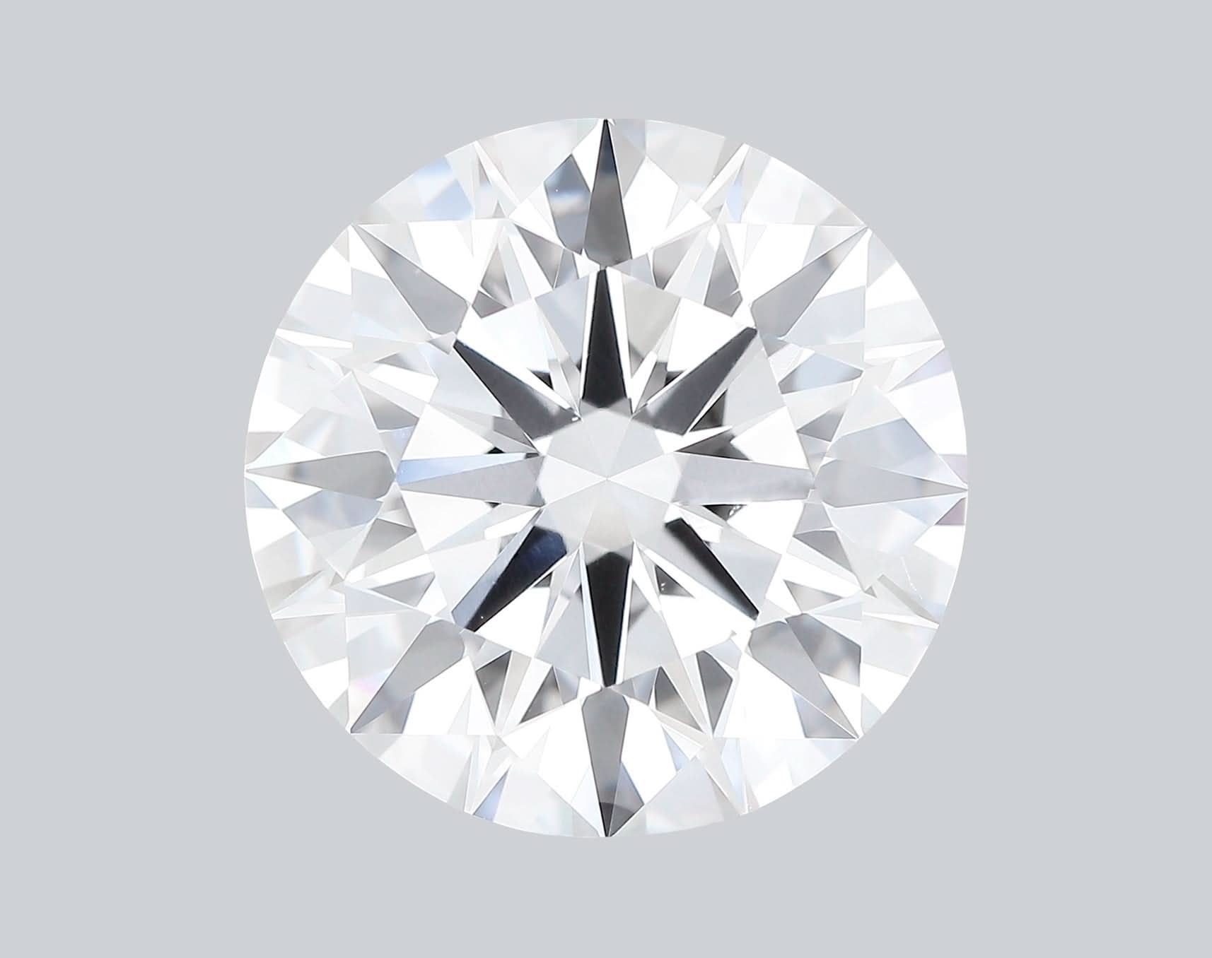 7.03 Carat F - VVS2 Round Lab Grown Diamond - IGI (123314) - PBD Loose Diamond