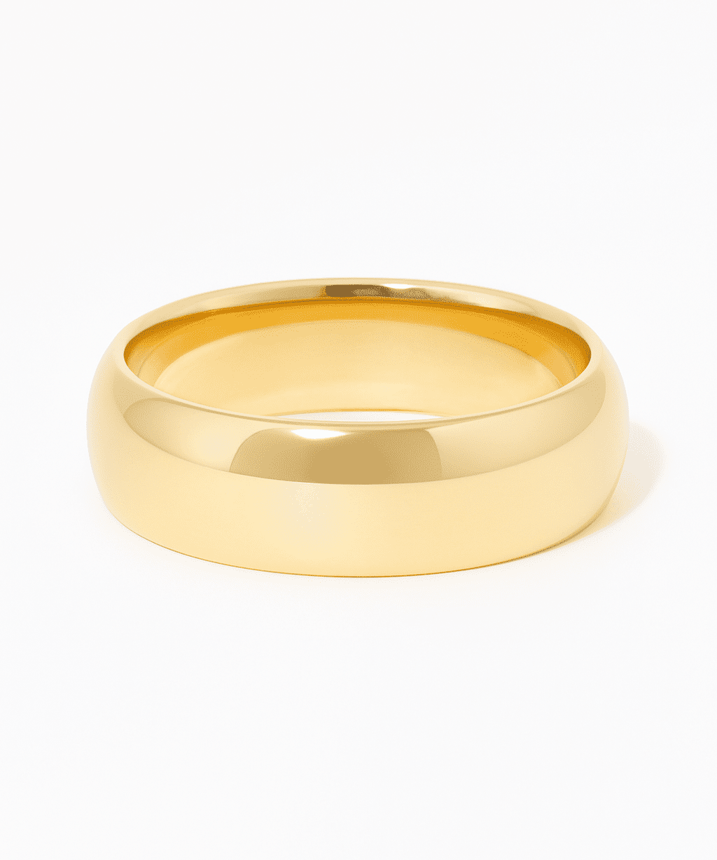 7.0mm Domed Lightweight Comfort Fit Band - PBD Rings