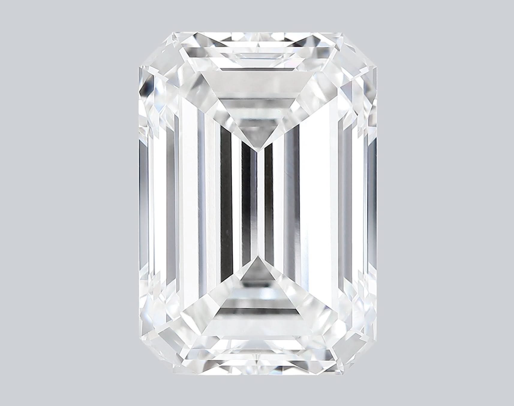 7.13 Carat F - VVS2 Emerald Lab Grown Diamond - IGI (123477) - PBD Loose Diamond