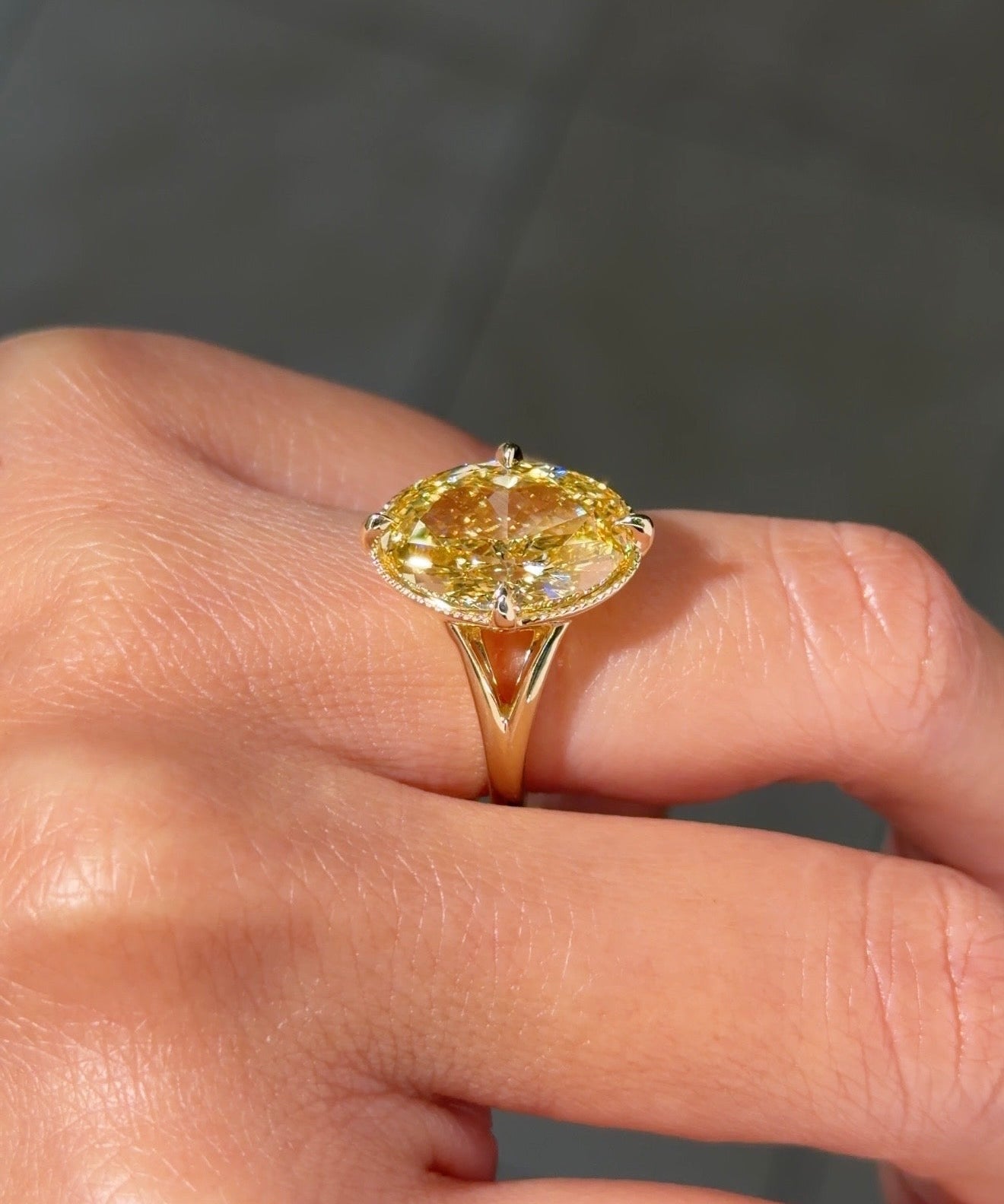 7.56ct FVY - VS2 Oval Lab Diamond Patty - PBD Engagement Rings