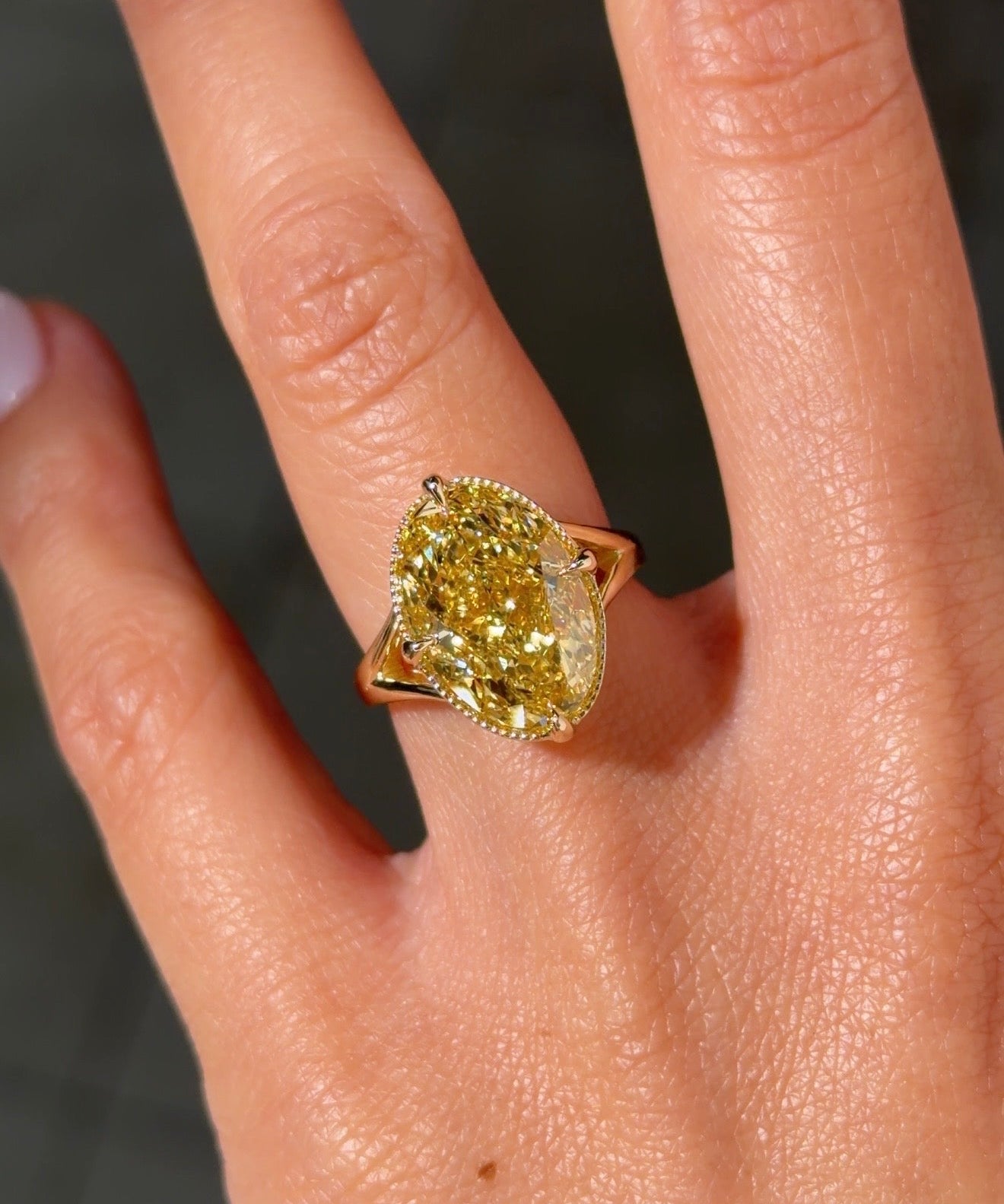 7.56ct FVY - VS2 Oval Lab Diamond Patty - PBD Engagement Rings