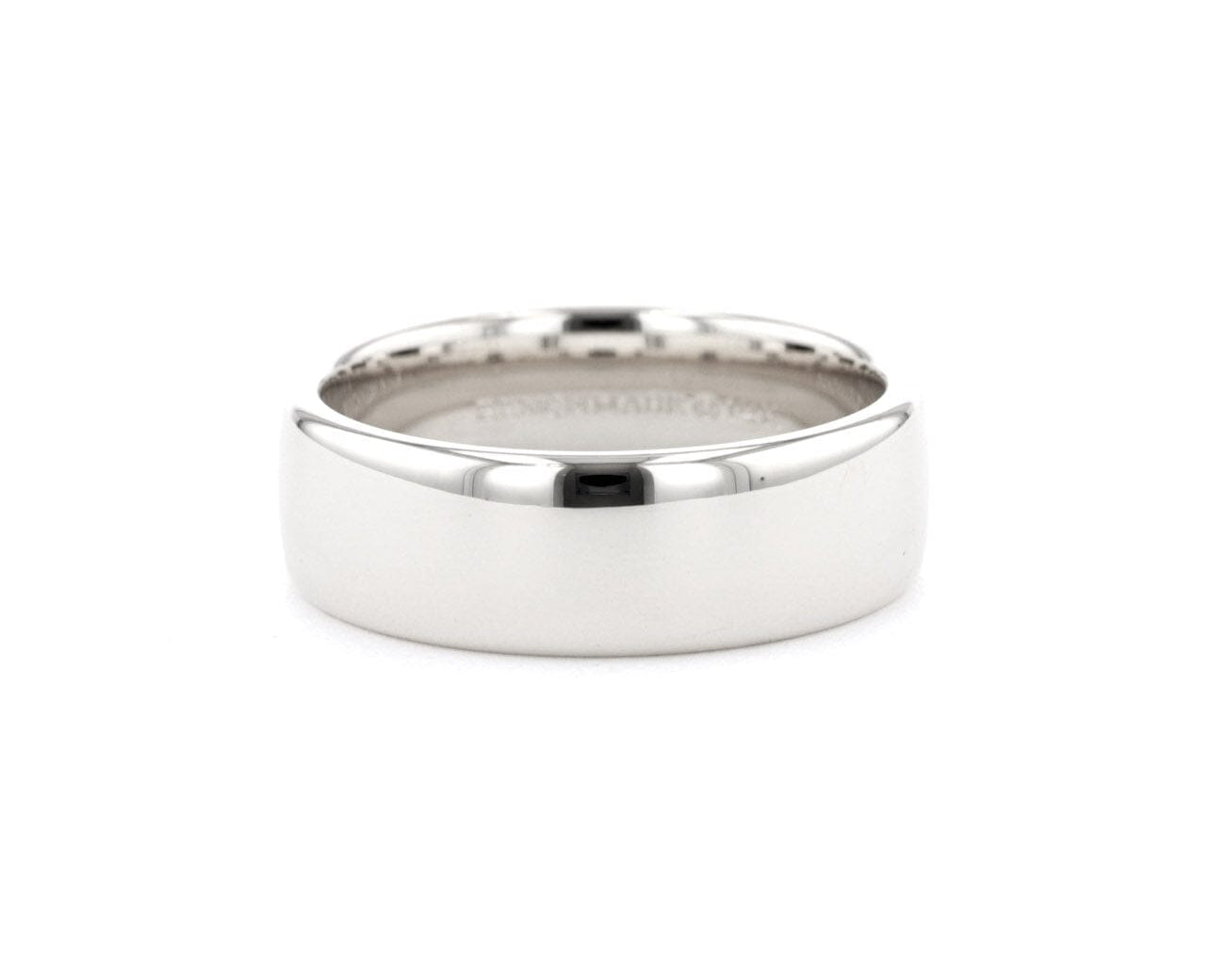 7.5mm Euro Comfort Fit High Polish Band Rings Princess Bride Diamonds 