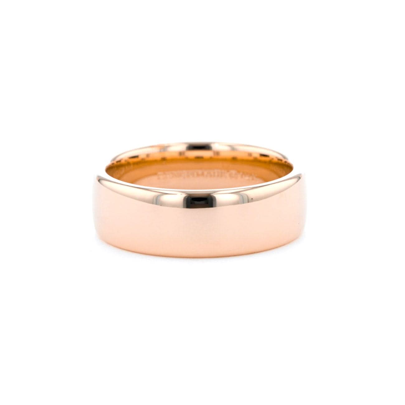 7.5mm Euro Comfort Fit High Polish Band - PBD Rings