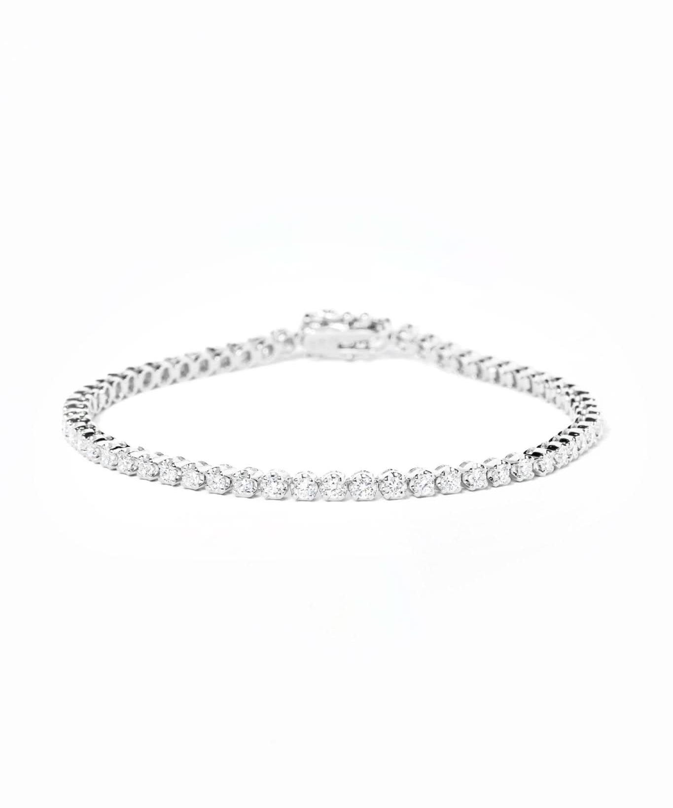 7ct Buttercup Lab Diamond Tennis Bracelet - PBD Bracelets