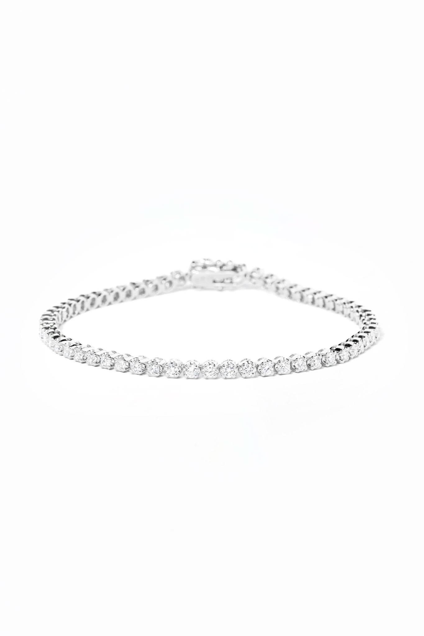 7ct Buttercup Lab Diamond Tennis Bracelet - PBD Bracelets