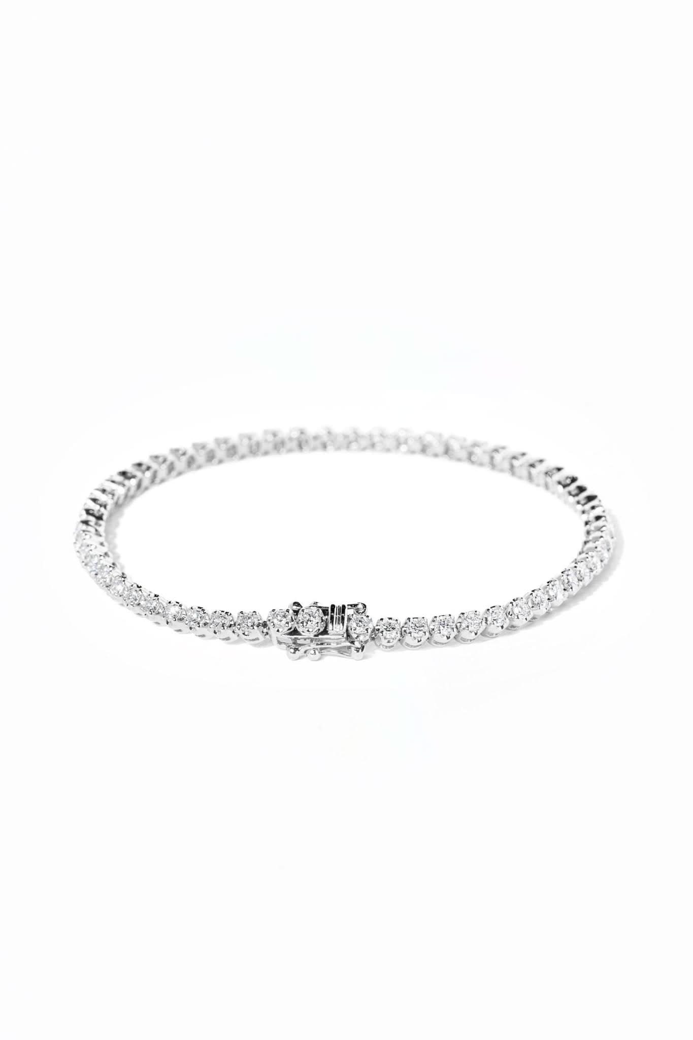 7ct Buttercup Lab Diamond Tennis Bracelet - PBD Bracelets