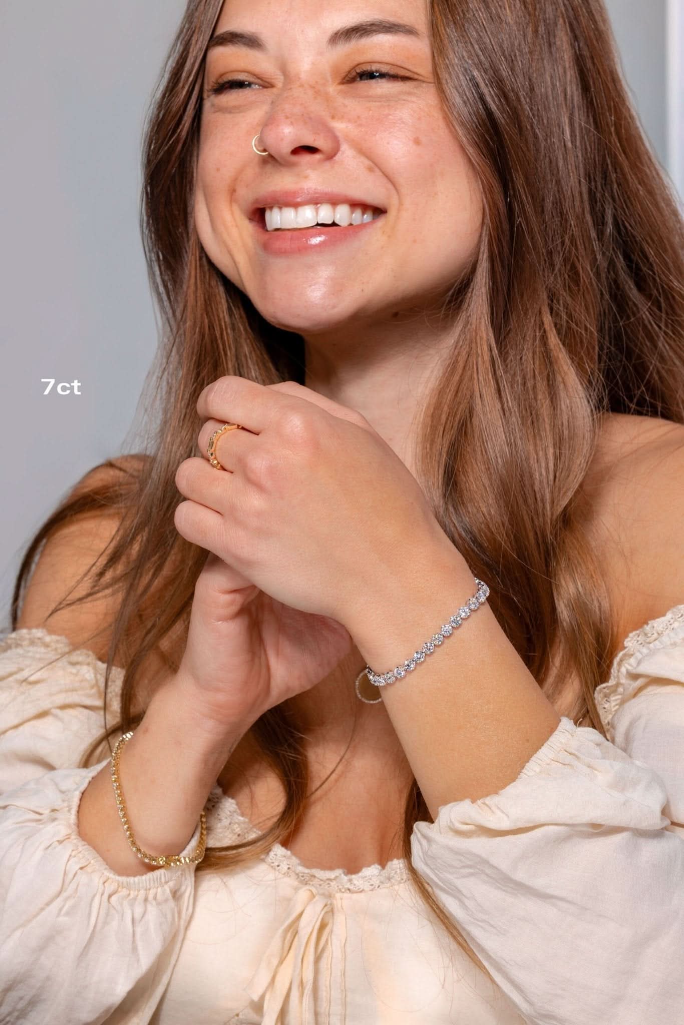 7ct Buttercup Lab Diamond Tennis Bracelet - PBD Bracelets