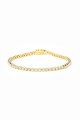3ct Buttercup Lab Diamond Tennis Bracelet