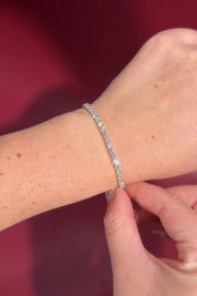 7ct Tennis Bracelet Yellow Gold - PBD Bracelets