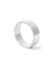 7mm Flat Polish Band with Diamond Edges - PBD Rings